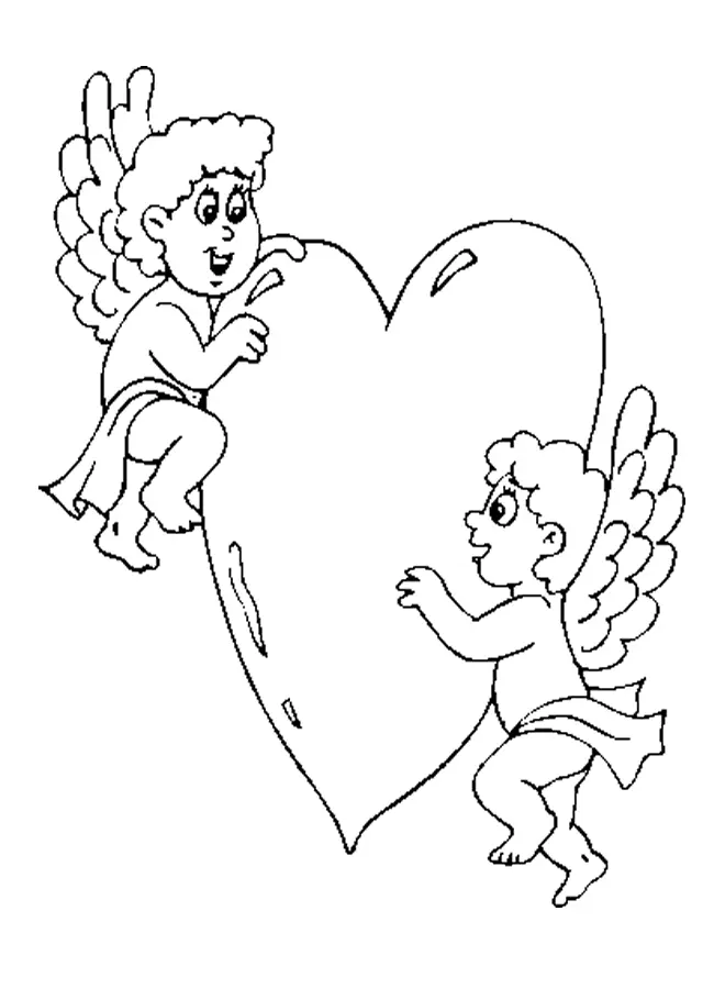 Desenhos de Cupido Para Colorir 13