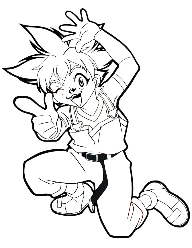 Cute Anime Coloring Pages 21