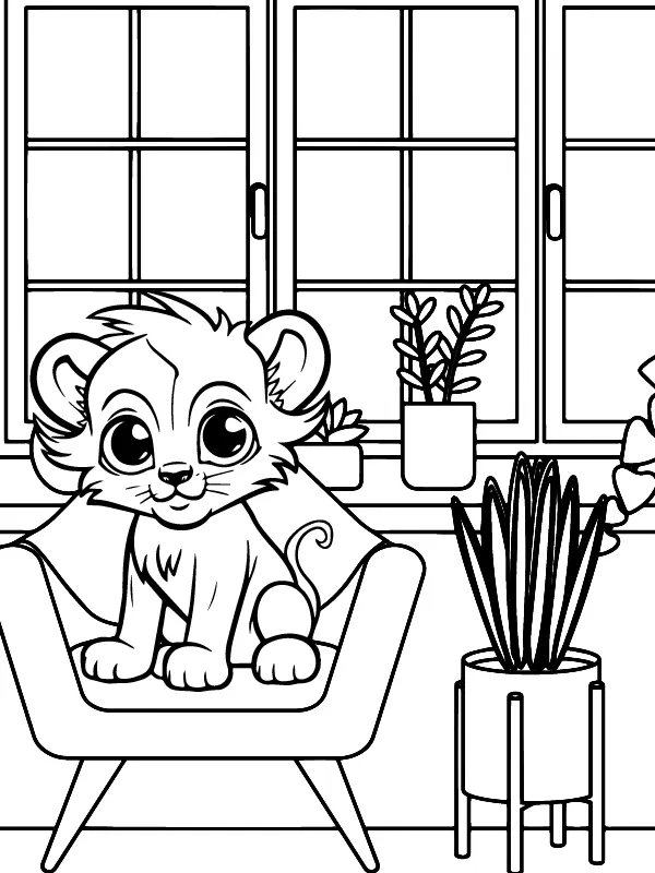 Süße Babytiere Ausmalbilder 12