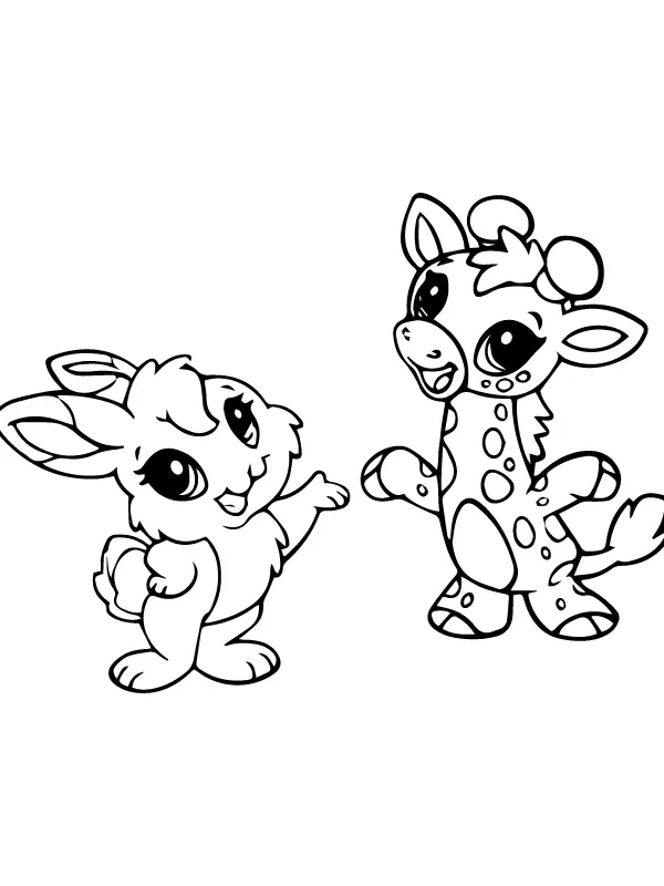 Süße Babytiere Ausmalbilder 4