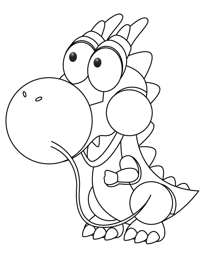 Cute Dragon Coloring Pages 26