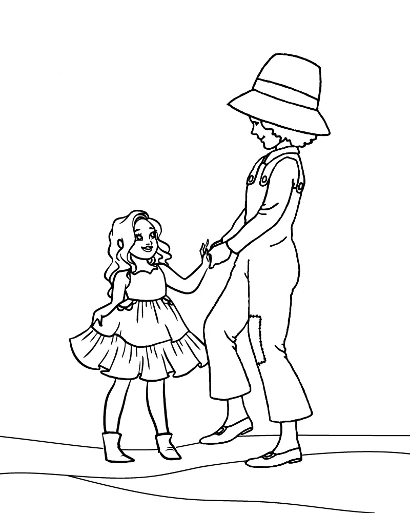 Cute Mom Coloring Pages 34
