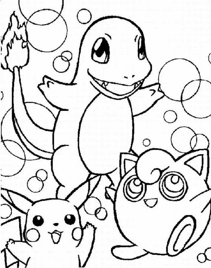 Pokemon Lindos Para Colorear 19