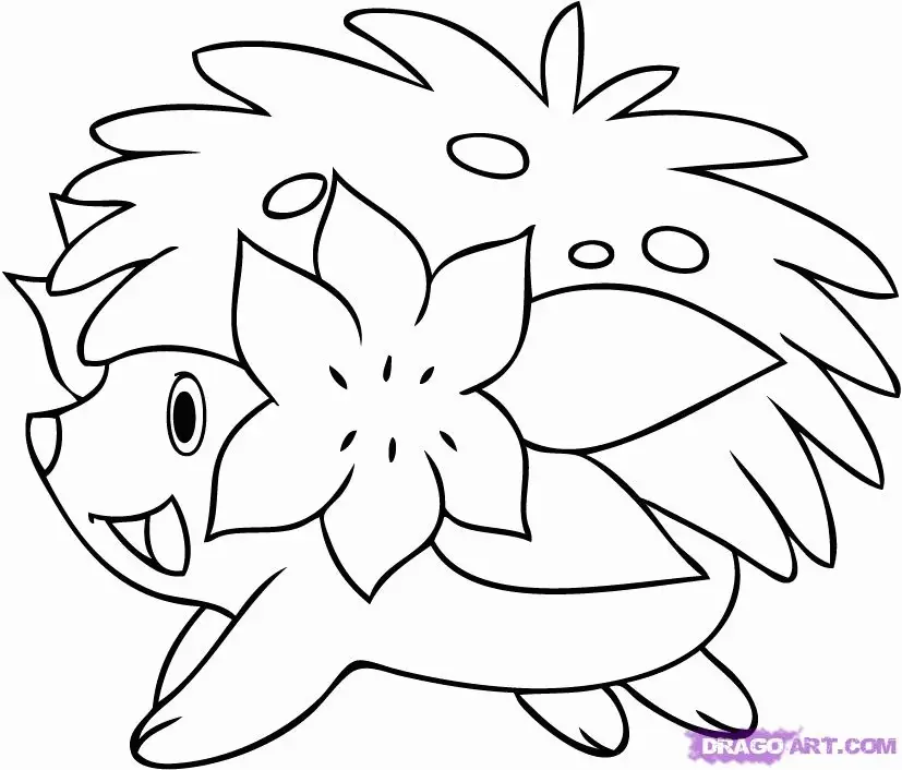 Pokemon Lindos Para Colorear 9