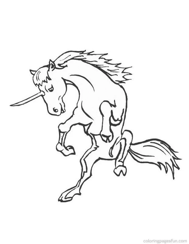 Cute Unicorn Coloring Pages 34