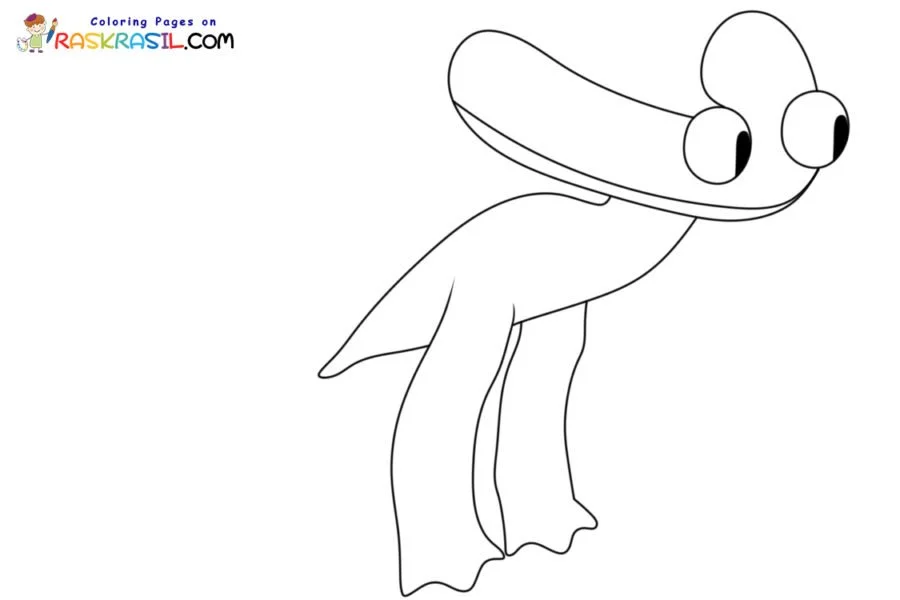 Cyan Rainbow Friends 2 Para Colorear 12