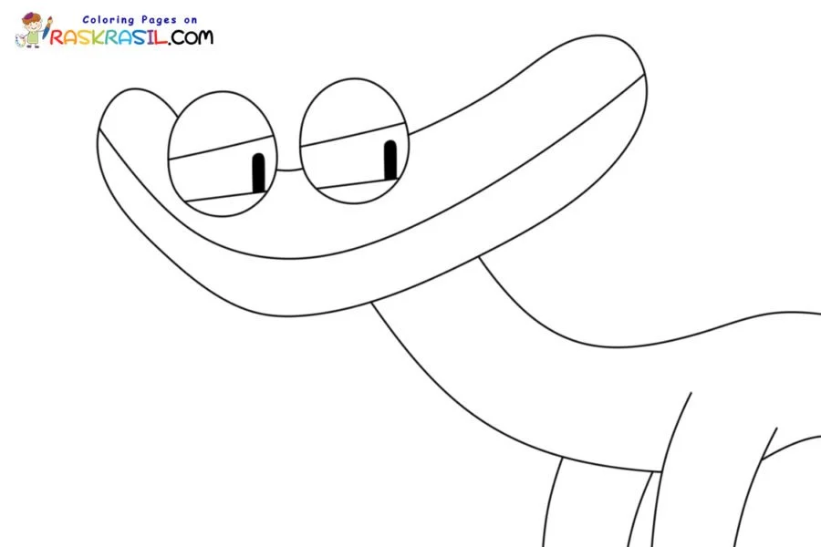 Cyan Rainbow Friends 2 Para Colorear 13