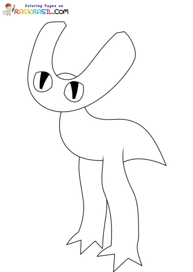 Cyan Rainbow Friends 2 Para Colorear 15