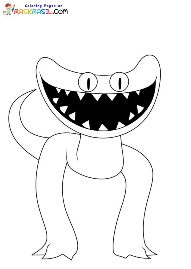 Cyan Rainbow Friends 2 Para Colorear 16