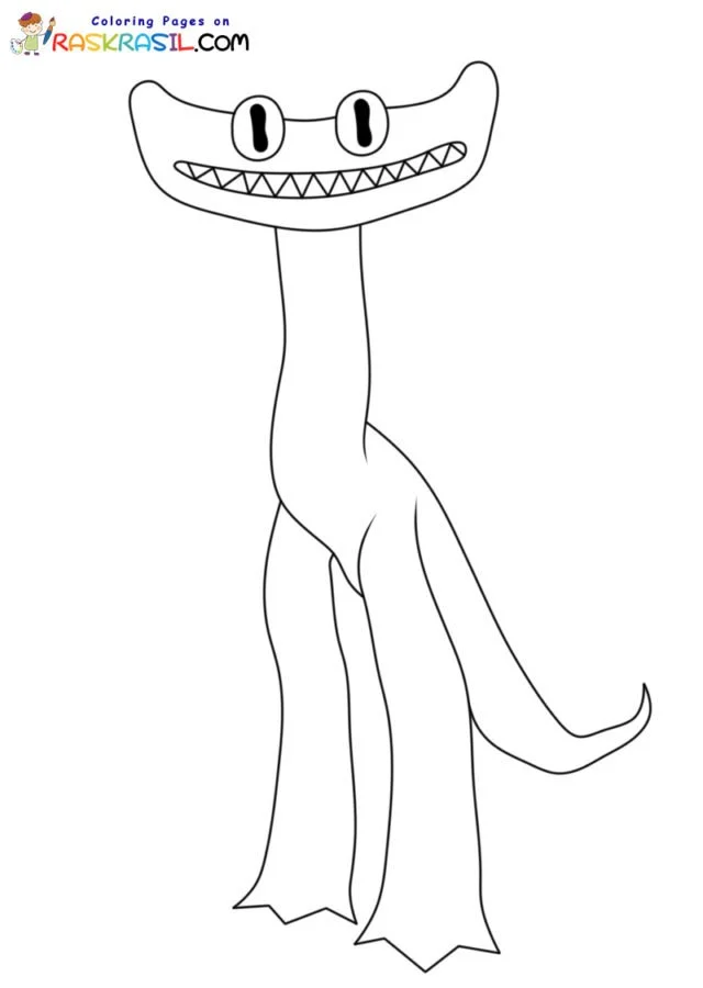 Cyan Rainbow Friends 2 Para Colorear 17