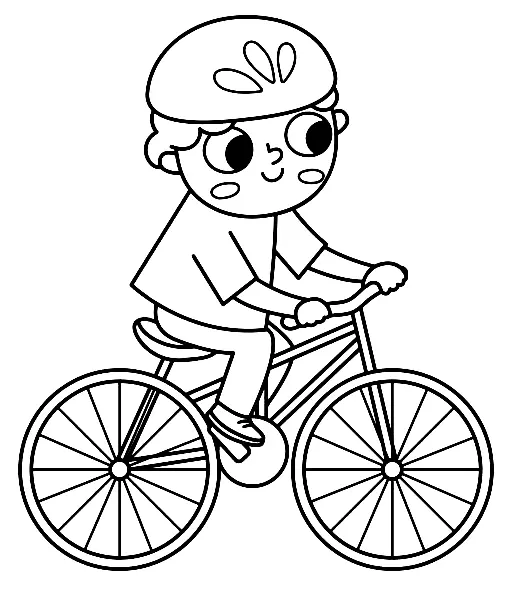 Ciclismo Para Colorear 6