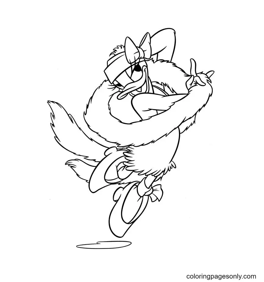 Daisy Duck Coloring Pages 34
