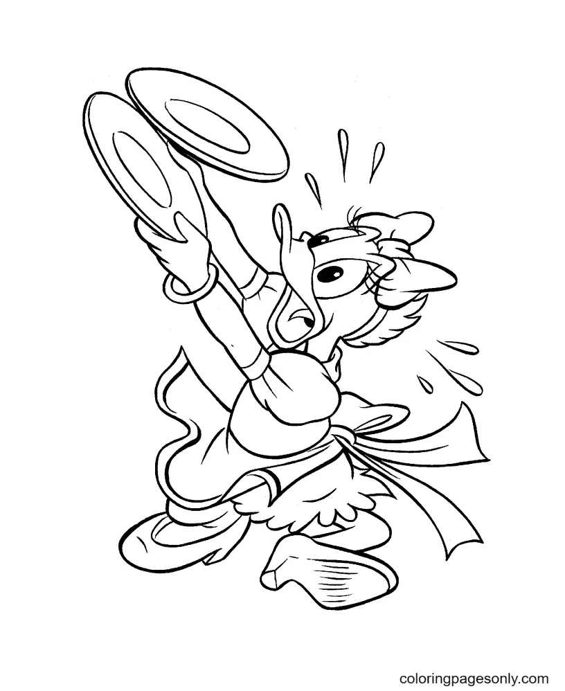 Daisy Duck Coloring Pages 38