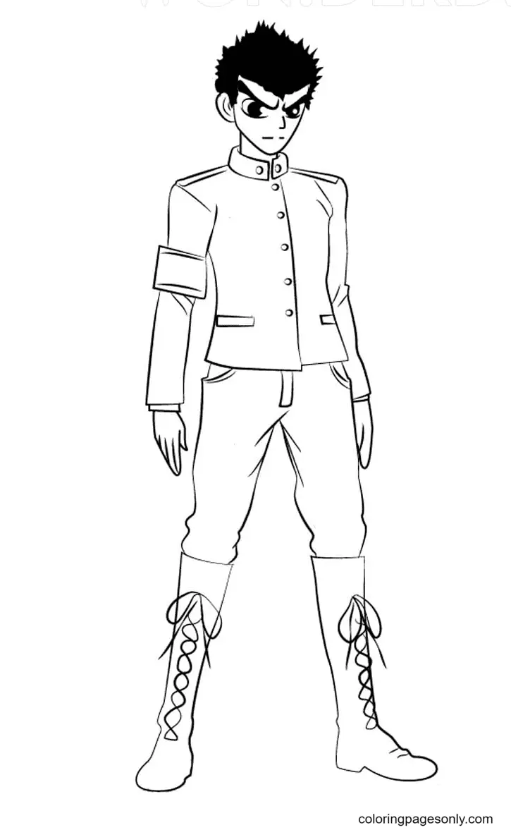 Desenhos de Danganronpa Para Colorir 77