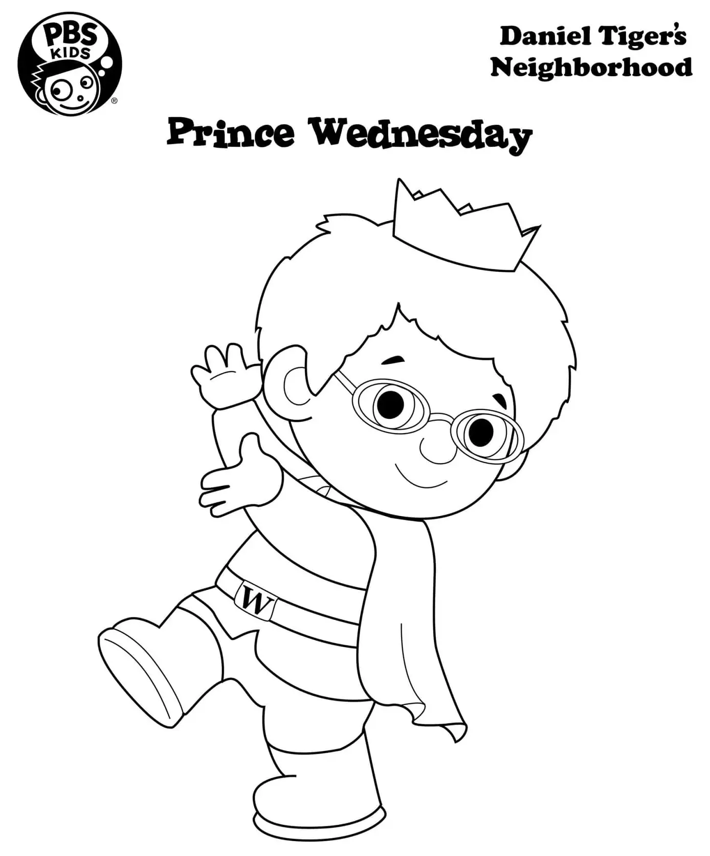 Desenhos de Daniel Tigre Para Colorir 27