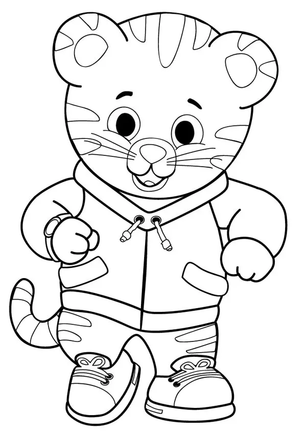 Desenhos de Daniel Tigre Para Colorir 7