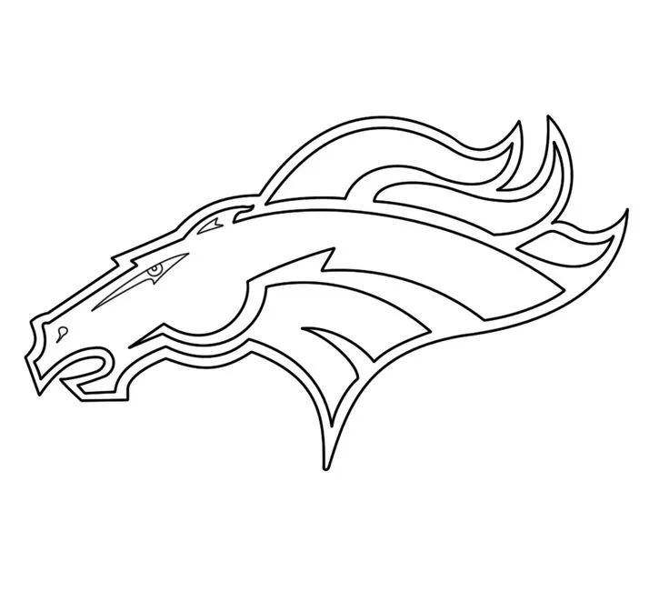 Denver Broncos Ausmalbilder 1