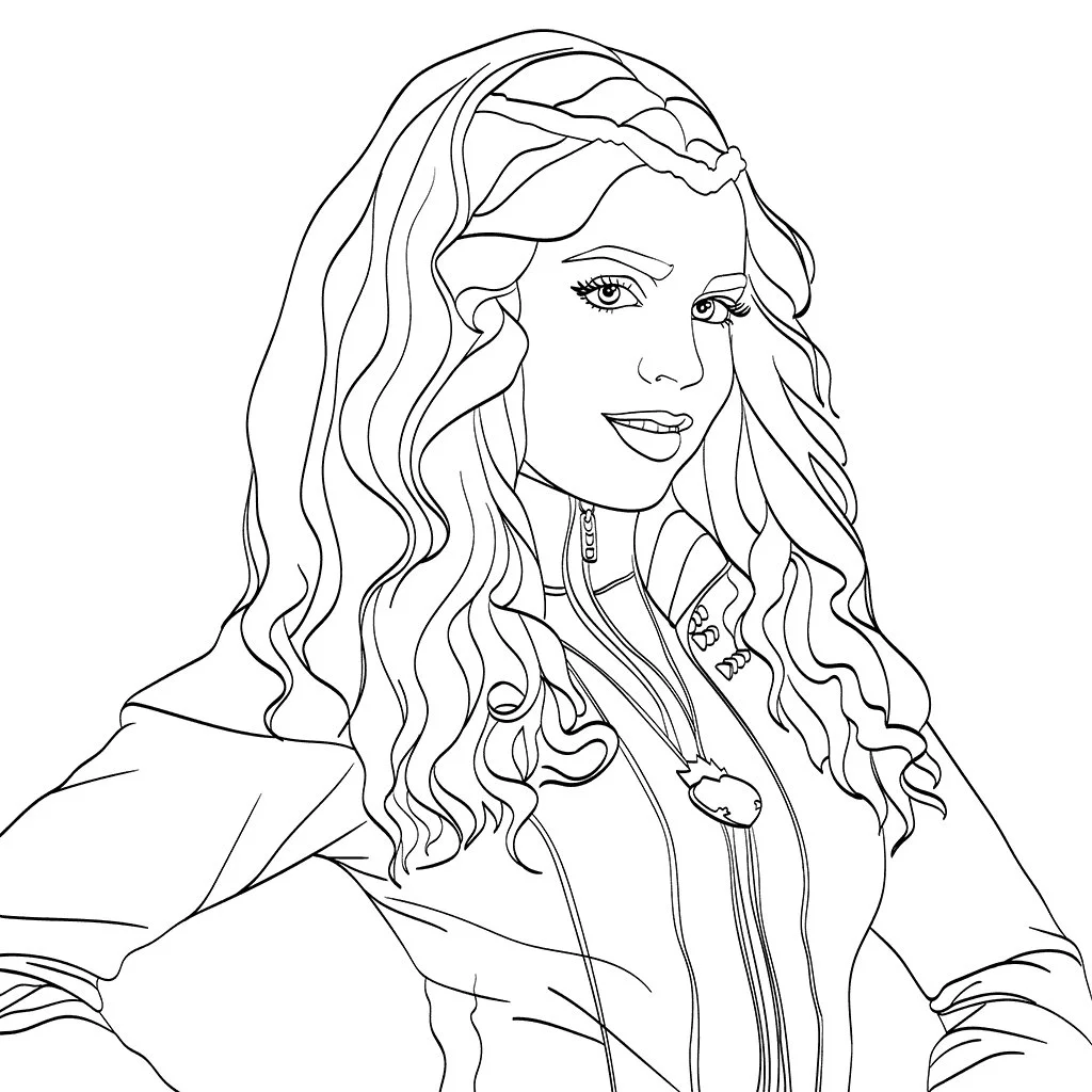 Descendants 3 Coloring Pages 12