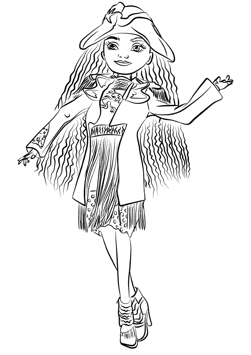 Descendants 3 Coloring Pages 30