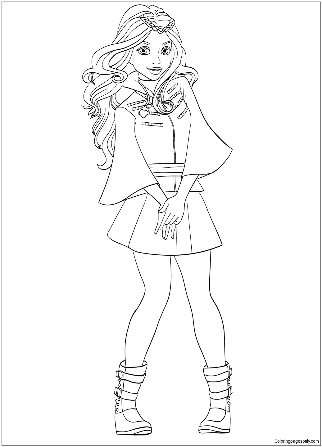 Descendants 3 Coloring Pages 32