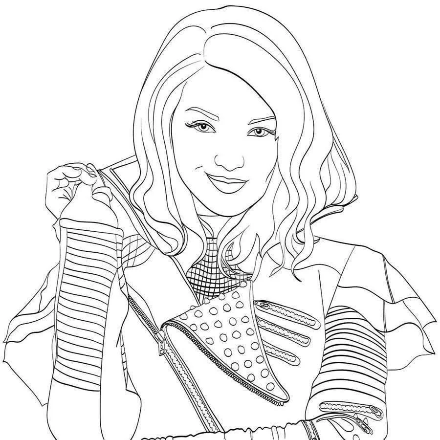 Descendants 3 Coloring Pages 5