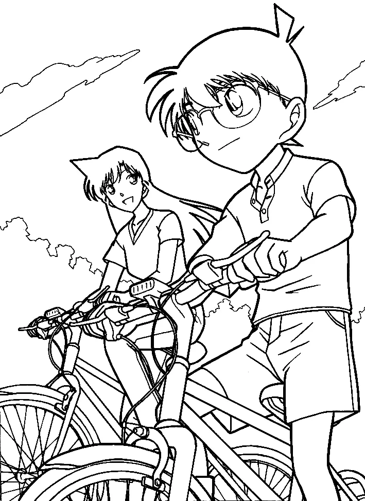 Detective Conan Coloring Pages