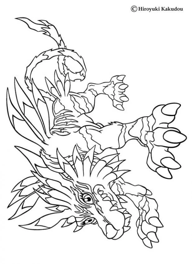 Digimon Coloring Pages 9