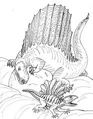 Dimetrodon Coloring Pages 11
