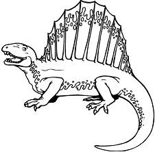 Dimetrodon Coloring Pages 3