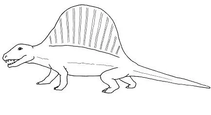 Dimetrodon Coloring Pages 4