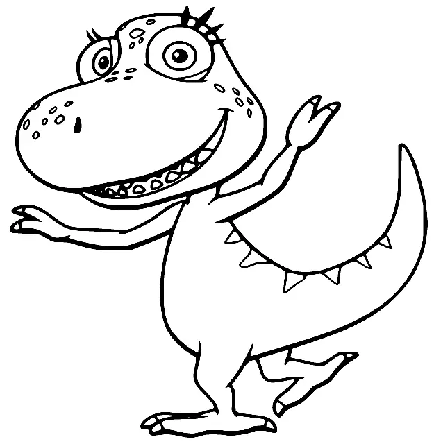 Dinosaur Train Coloring Pages 4