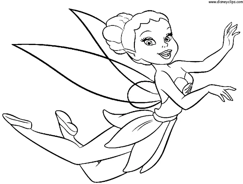 Disney Fairies Coloring Pages 17