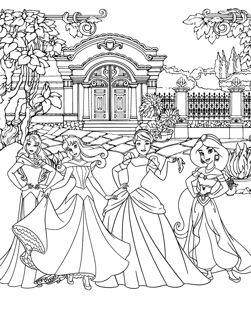 Disney Para Adultos Para Colorir 11