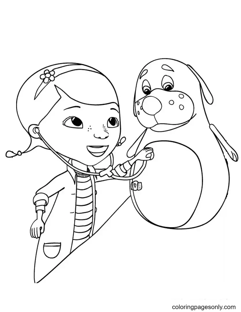 Doc Mcstuffins Para Colorear 42