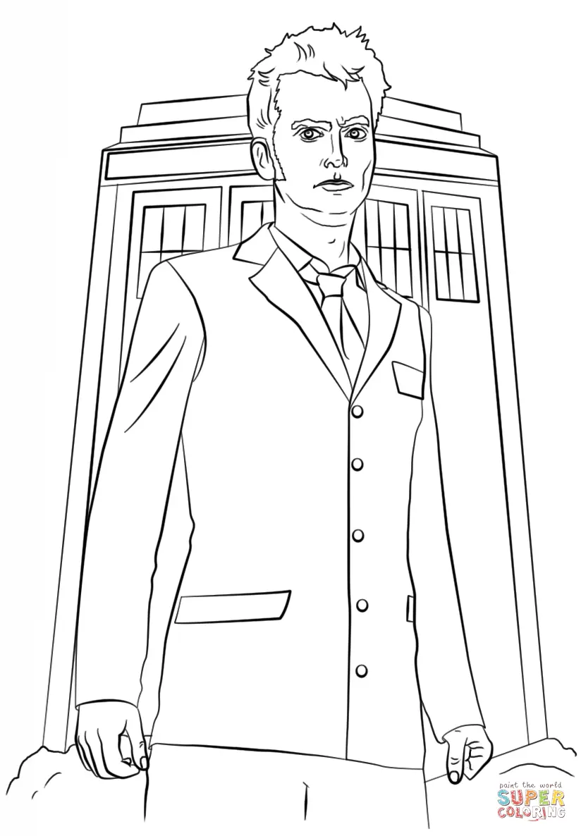 Doctor Who coloring pages 14