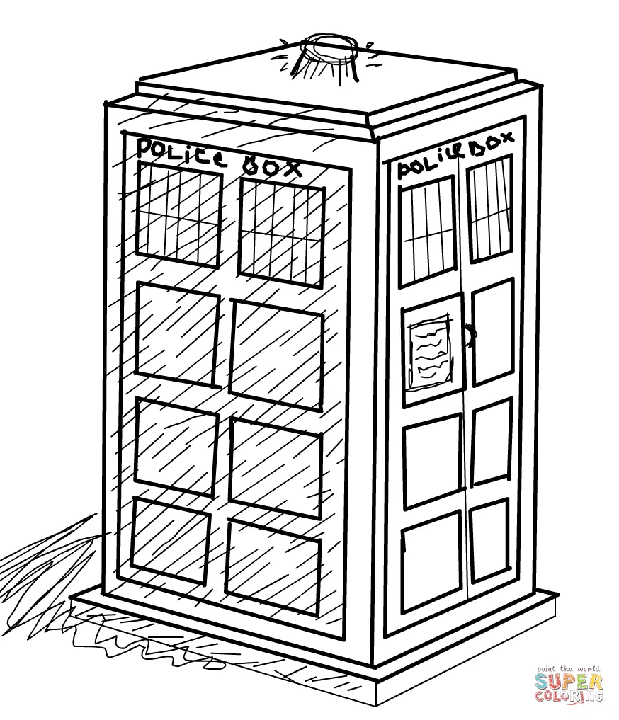 Doctor Who coloring pages 17