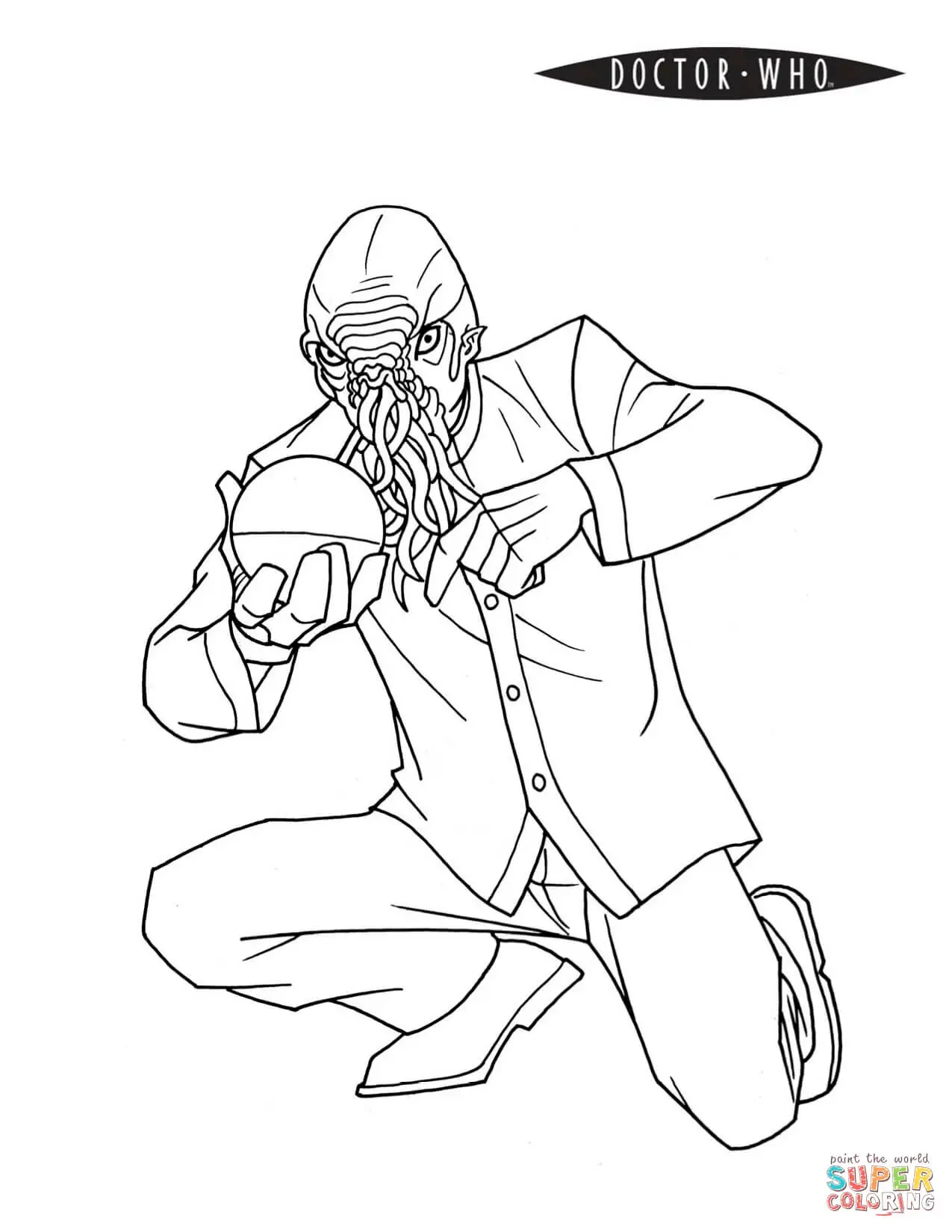 Doctor Who coloring pages 19