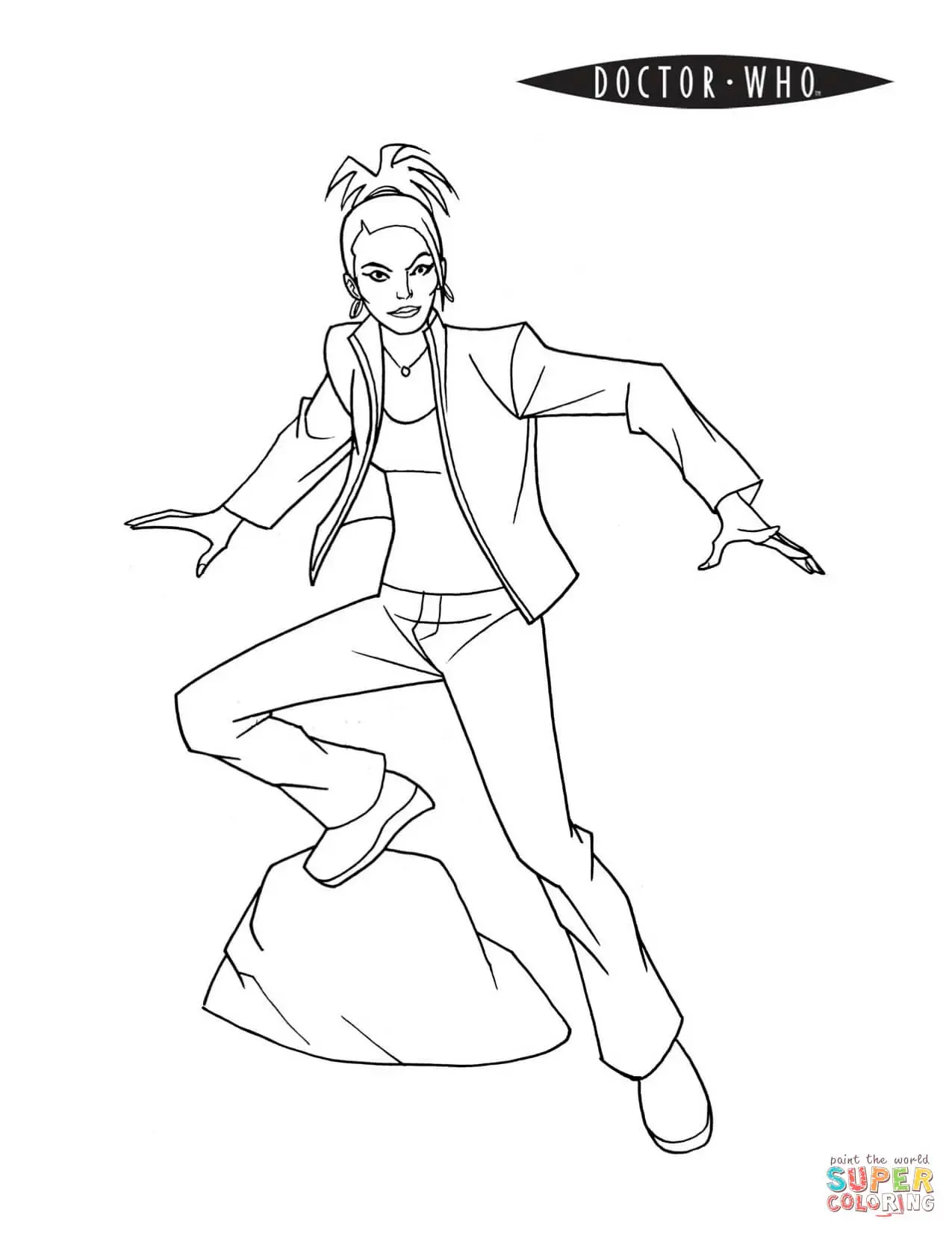 Doctor Who coloring pages 20