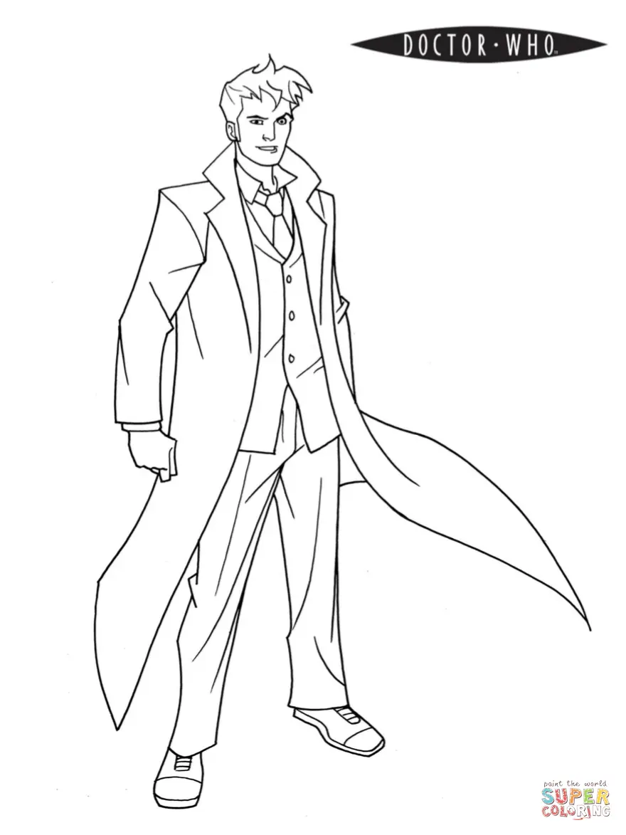 Doctor Who coloring pages 23