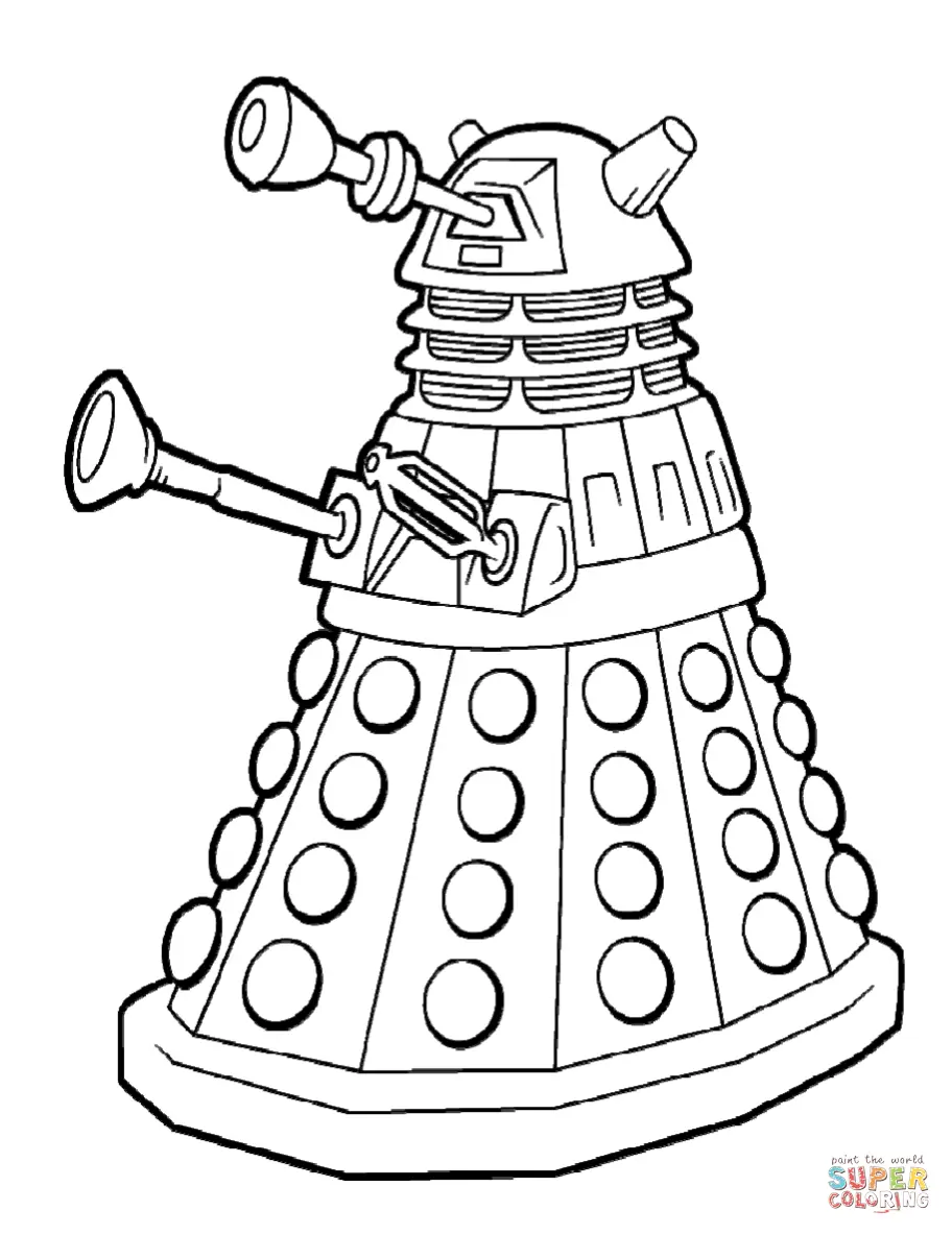 Doctor Who coloring pages 24