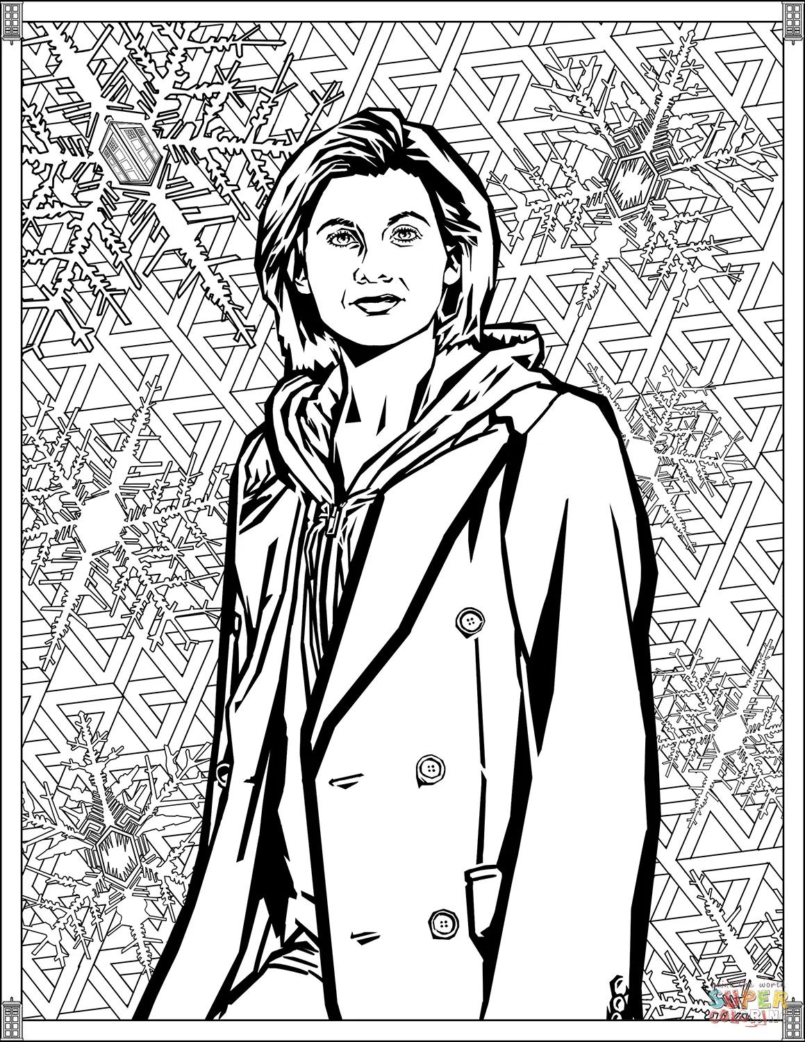 Doctor Who coloring pages 9