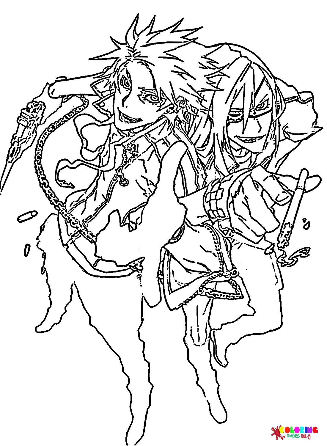 Desenhos de Badou Nails de Dogs Para Colorir 6