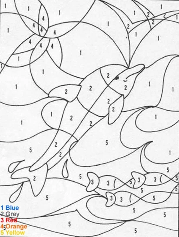 Dolphin Coloring Pages 16