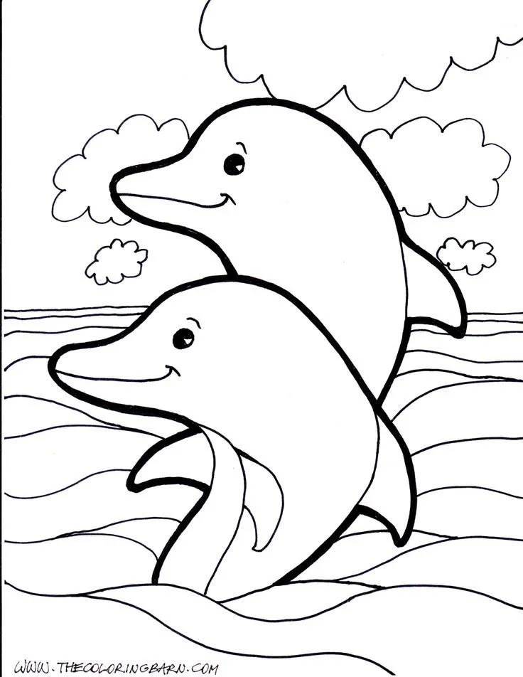 Dolphin Coloring Pages 29