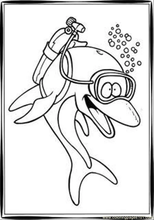 Dolphin Coloring Pages 30