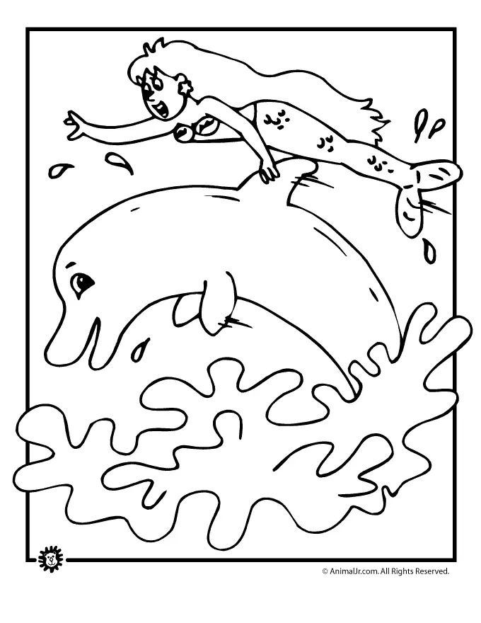 Dolphin Coloring Pages 32