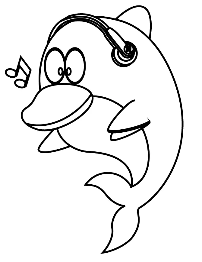 Dolphin Coloring Pages 42