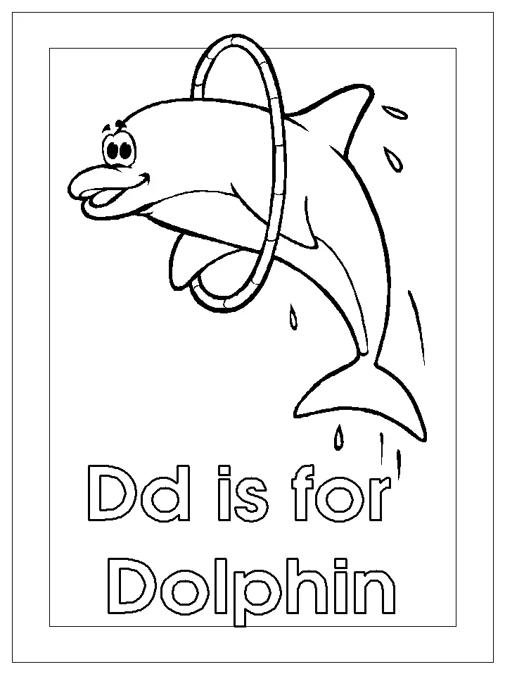 Dolphin Coloring Pages 6