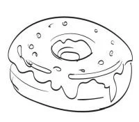 Desenhos de Donut Para Colorir 13