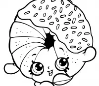 Desenhos de Donut Para Colorir 21